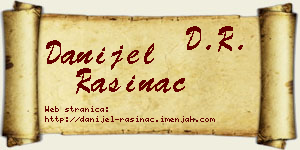 Danijel Rasinac vizit kartica